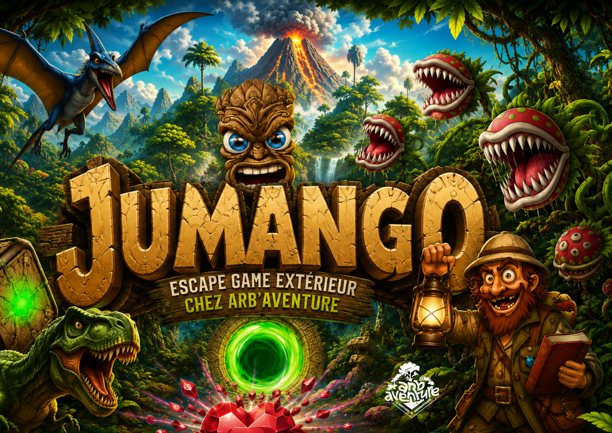 Jumango escape game chez Arb' aventure
