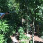 Tyrolienne à 20m de haut