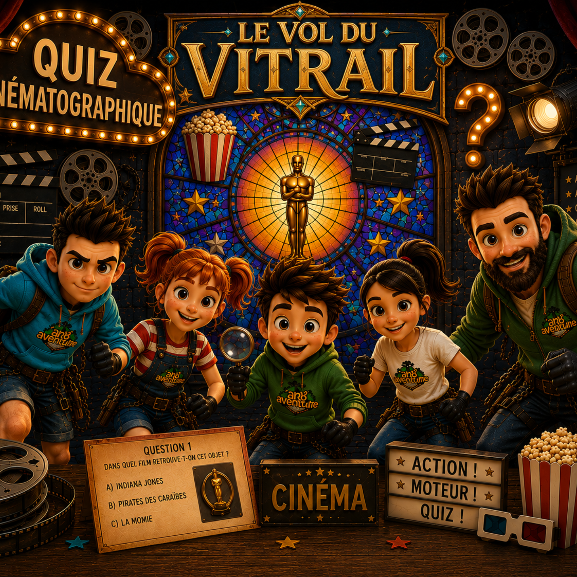 Escape game le Vol du vitrail