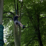 jeune homme en fin de descente du quick jump