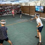 enfants jouant au Hado chez Arb'aventure