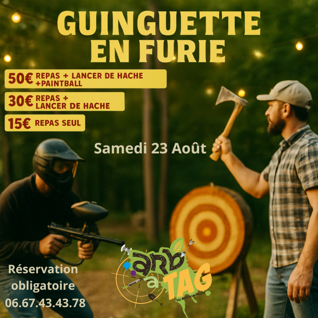 Affiche Guinguette près de Dieppe Guinguette en furie