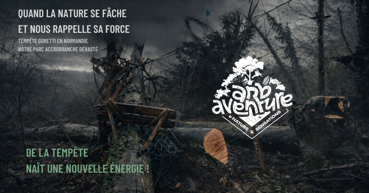 Accrobranche tempête Goretti