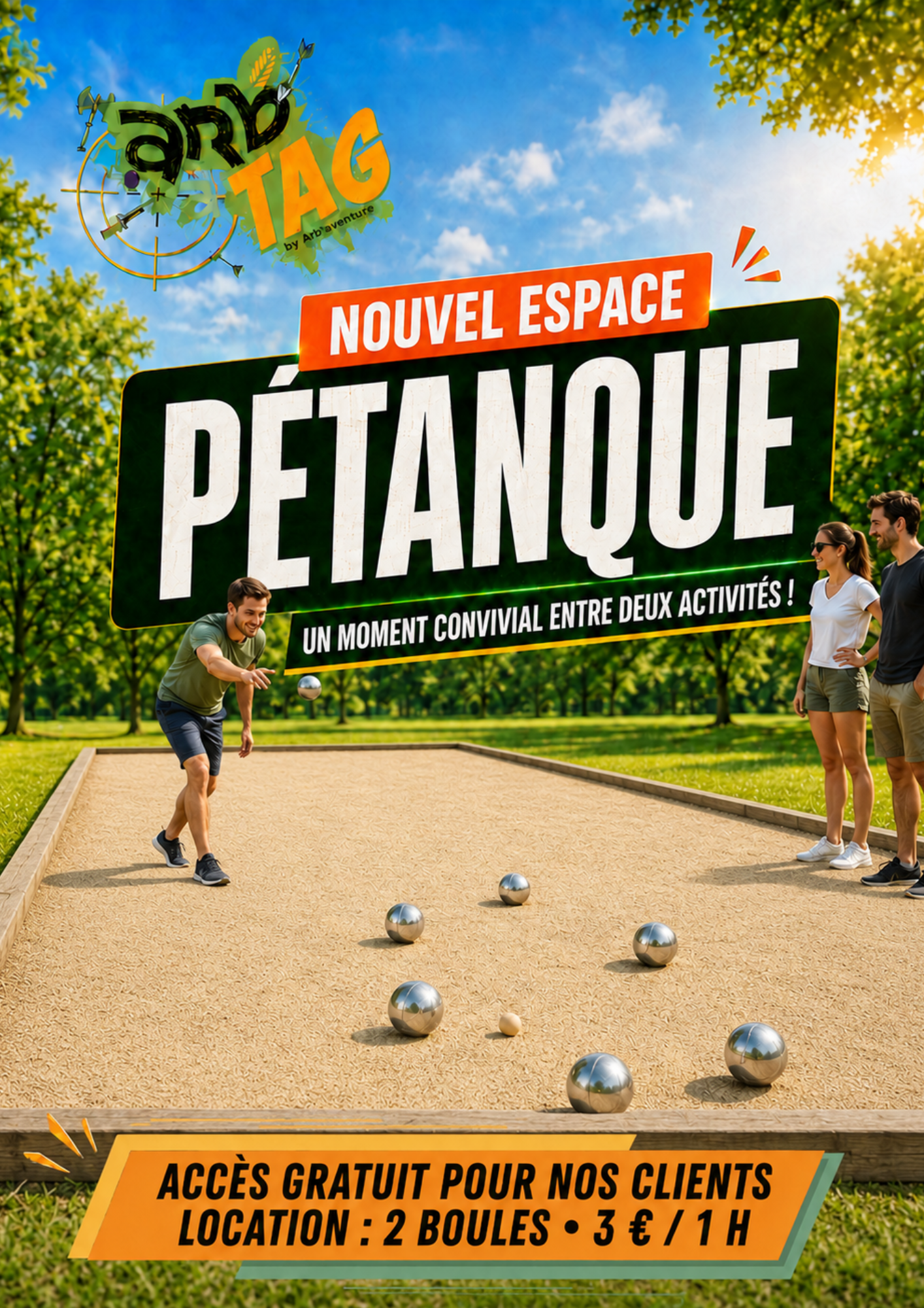 Pétanque chez Arb' a tag près de Dieppe