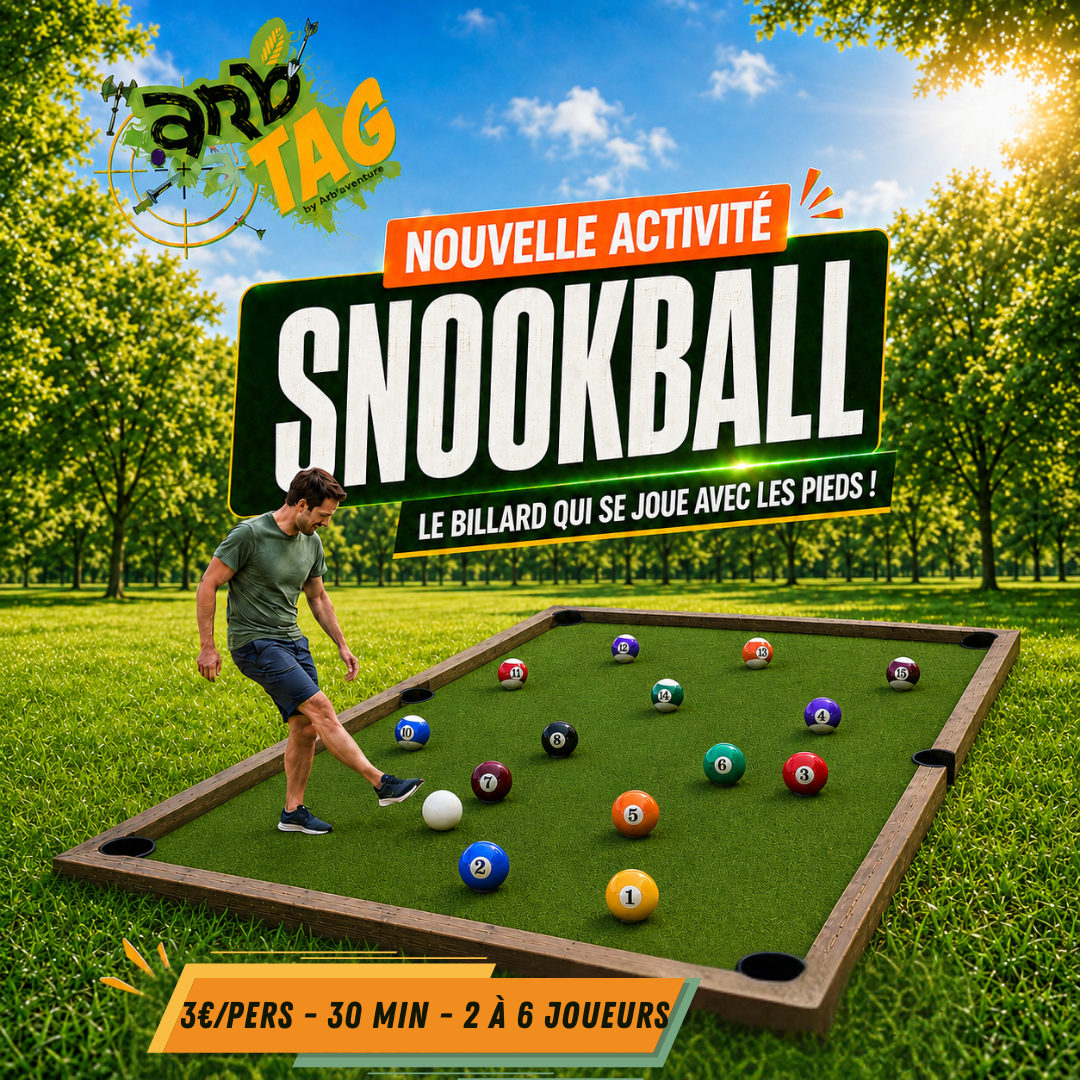 Nouvelle activité Snookball chez Arb’A Tag près de Dieppe